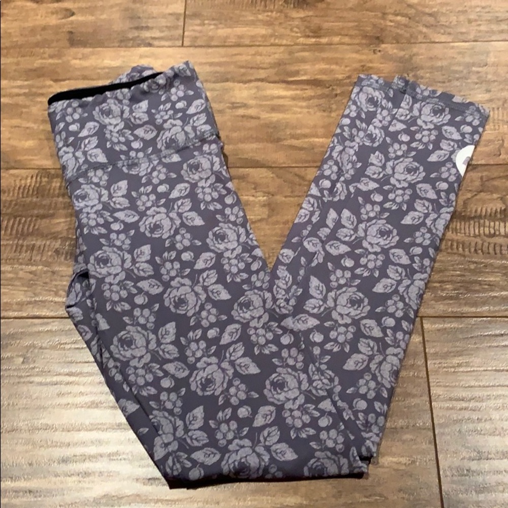 Floral Flywheel leggings
